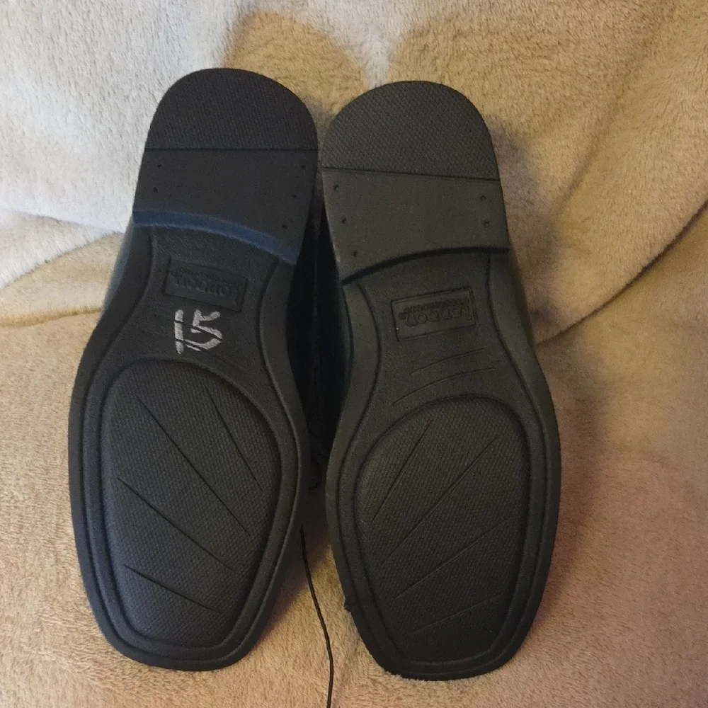 Stylish Black Kids Slip-On Loafers - Picture 7 of 10